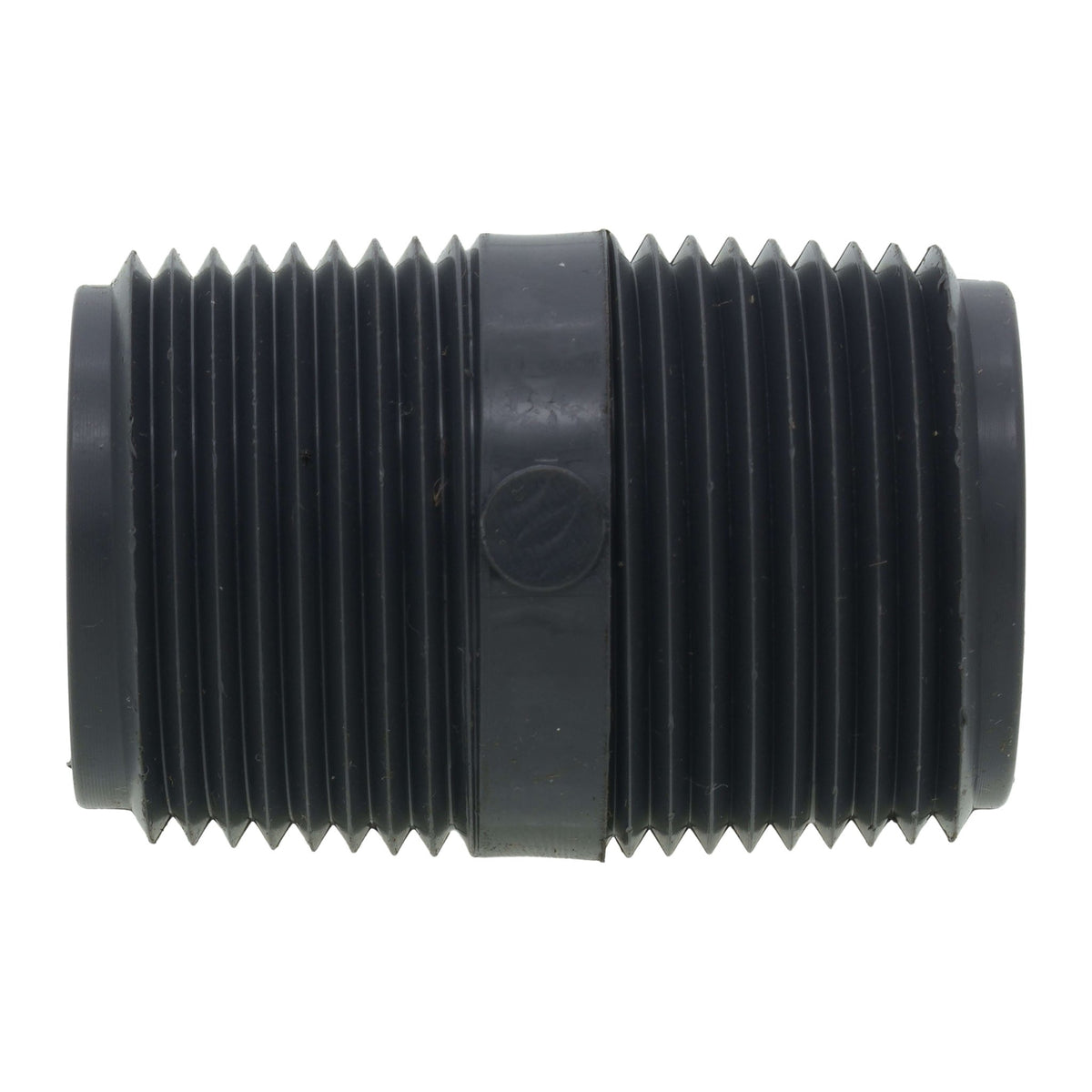 Spears PVC Schedule 80 Nipple, Threaded Both Ends - 1 in x 2 in - view 2