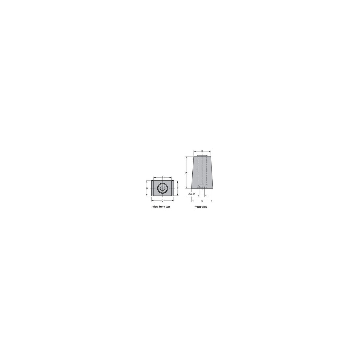 Spears CLIC Top Stand-Off Spacer - 25 mm - image 1