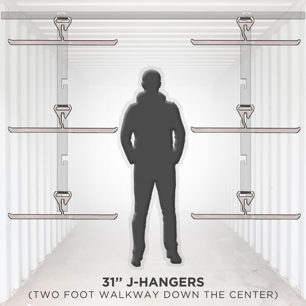 DRIFLOWER SHIPPING CONTAINER CONVERSION KITS - Everything needed to convert one 20 foot section