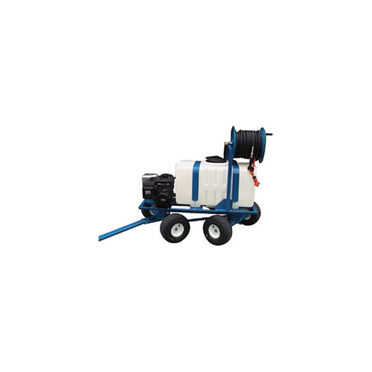 Dramm Hydra SprayTrax sprayer on turf tire cart with articulating axles