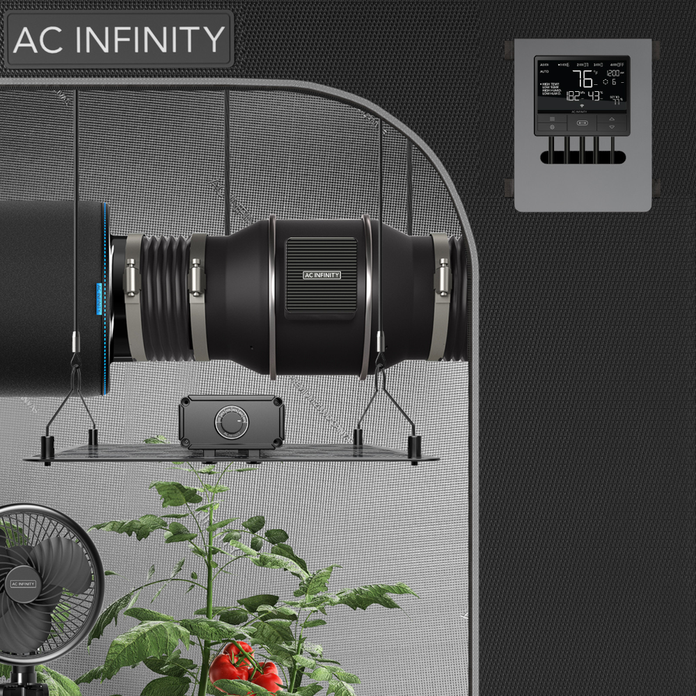 AC Infinity - CONTROLLER 69 PRO - Smart Climate Controller UIS 4-Port - with Temp Humidity VPD Sensor