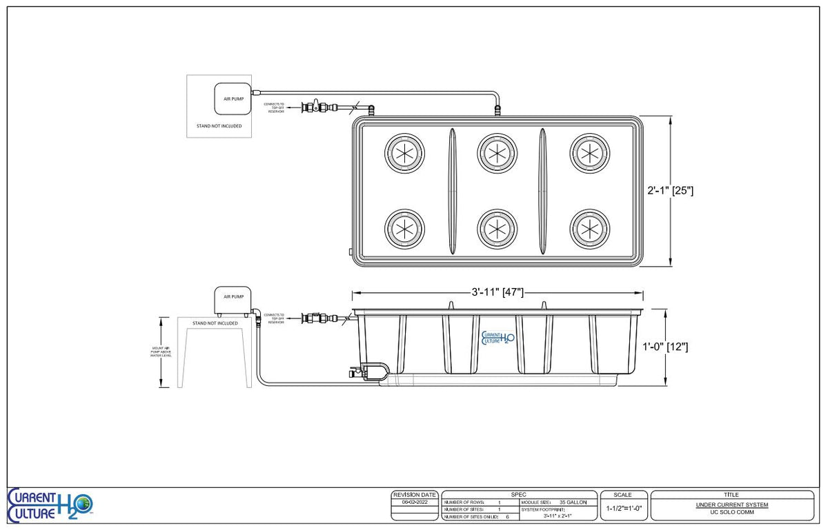 Current Culture UC Solo Comm dimensions