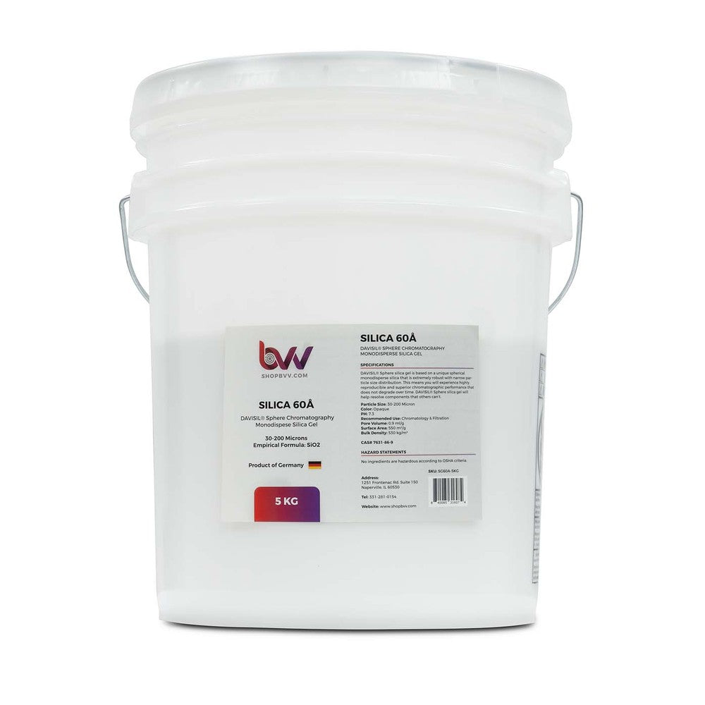 BVV™ Chromatography Silica Gel 60A 30 - 200μm (Made in Germany) - Black Label Supply llc