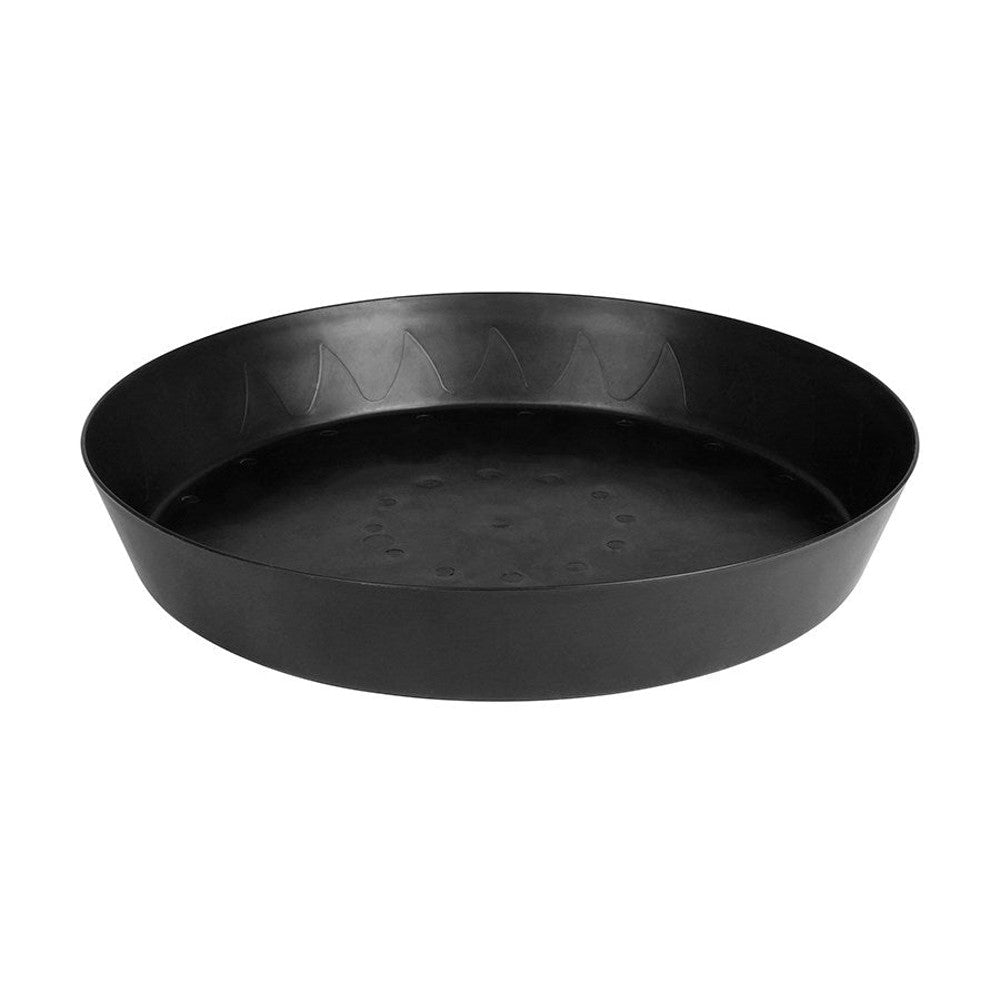 Gro Pro 20in Heavy Duty Saucer w/ Tall Sides Black (10/CS)