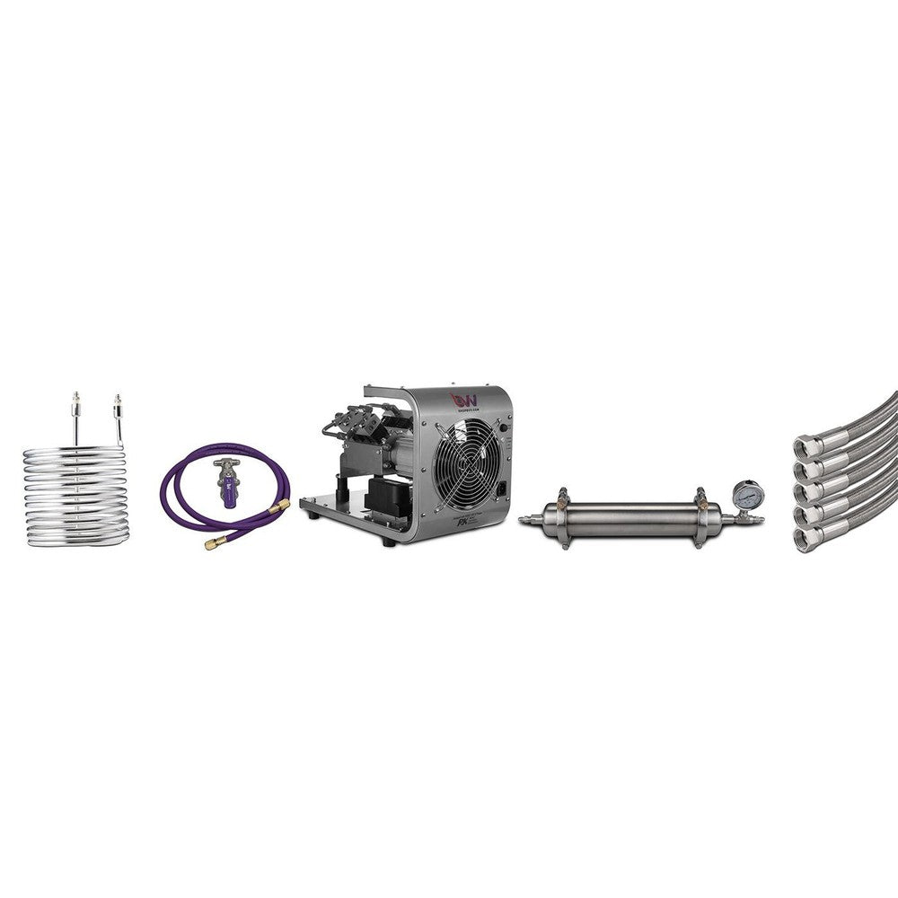 BVV 4 Cylinder Active Closed Loop Recovery Kit ITS/ETL to ANSI/ISA Certified - Black Label Supply llc