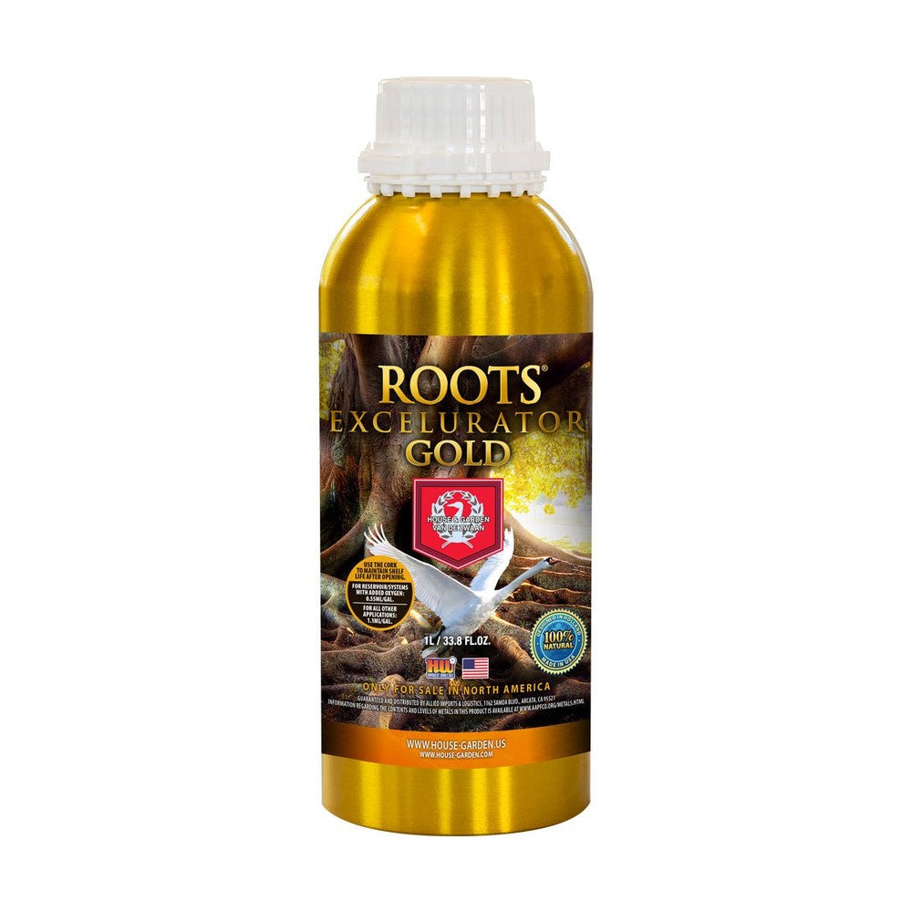 House & Garden Roots Excelurator Gold - Black Label Supply llc