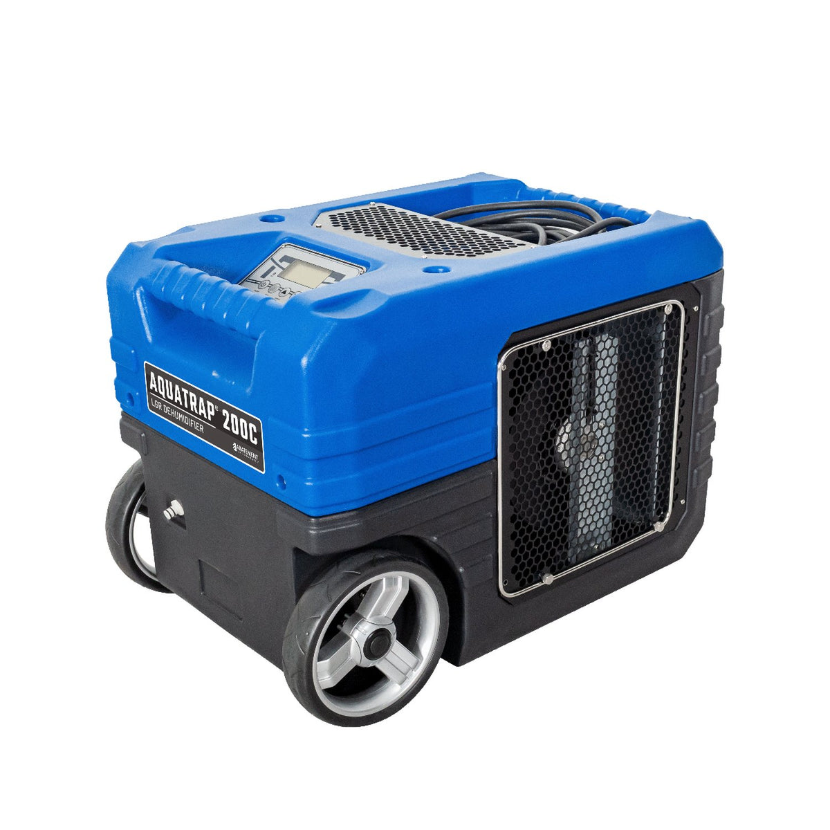 AQUATRAP AT200C LGR dehumidifier - front three-quarter view
