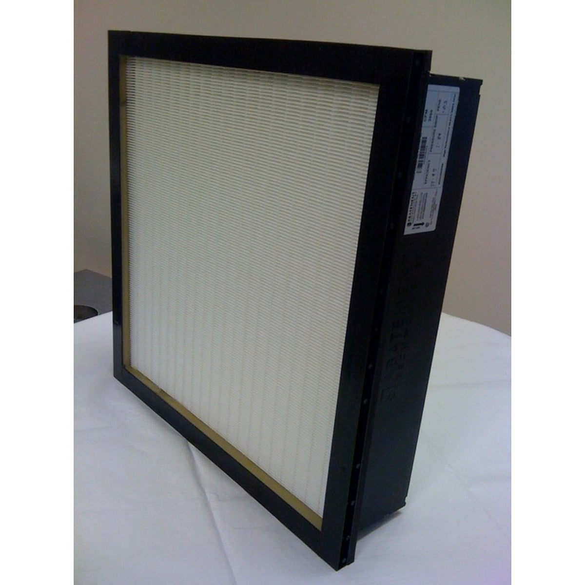 Abatement H242406DG 6 in deep HEPA filter with reverse gasket - angled view