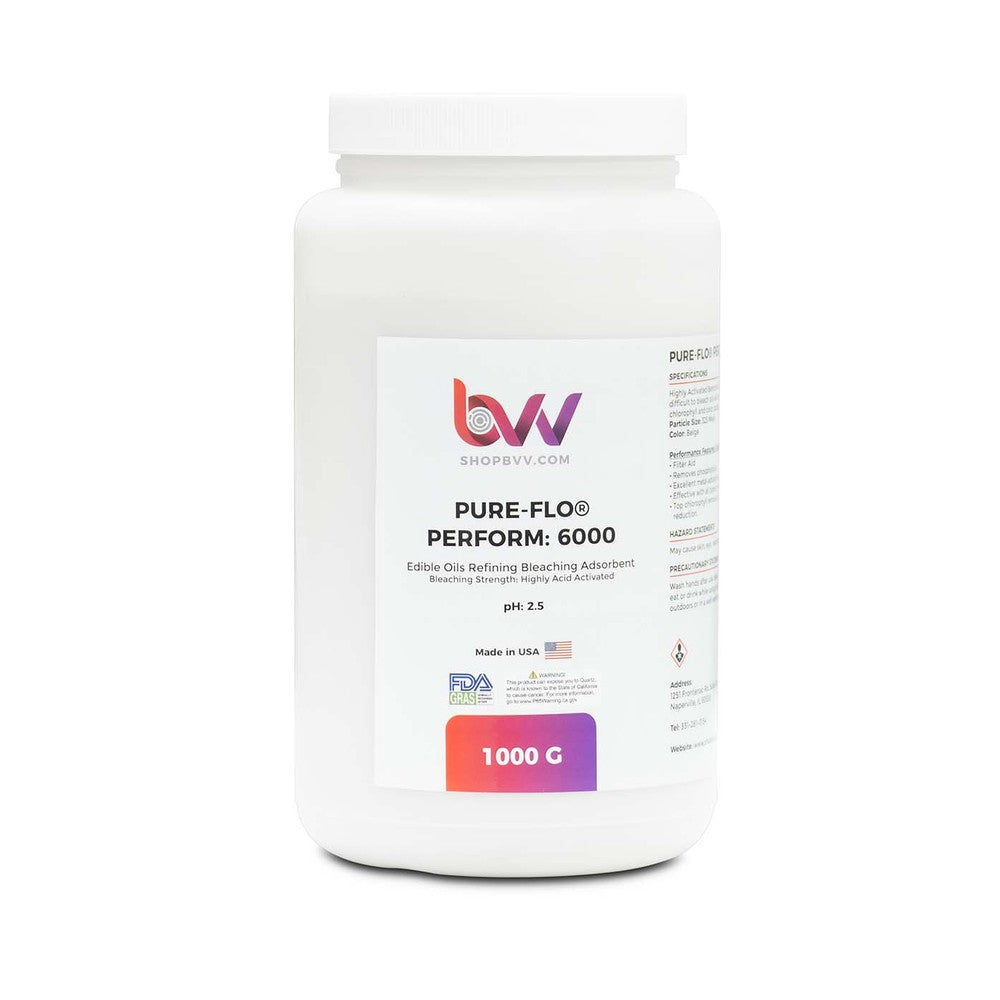 Pure - Flo® Perform 6000 Highly Activated Bleaching & Decolorizing Bentonite for Edible Oils *FDA - GRAS - Black Label Supply llc