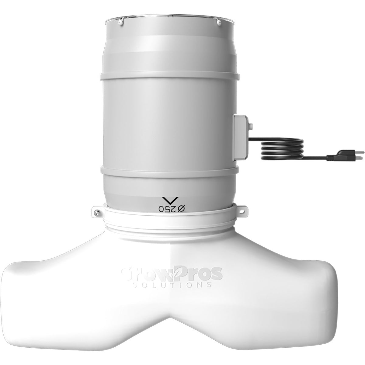 GrowPros Solutions Quetzalcoatl ACS air circulation system - vent line detail