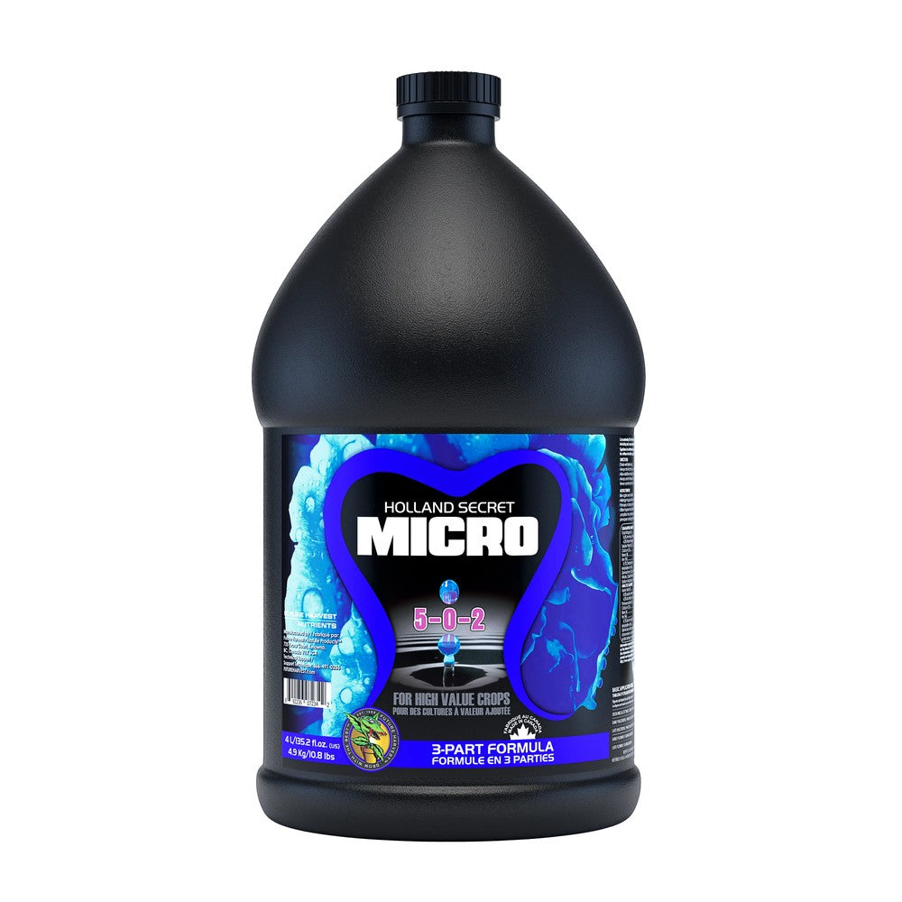 Future Harvest Holland Secret Micro – Holland Secret Micro 10 Litre / 2.5 Gallon – Liquid