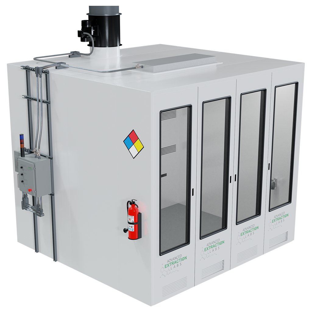 Advanced Extraction Labs Micro Series C1D1 Indoor Booth - Black Label Supply llc