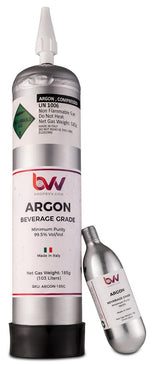 Argon Gas 99.5% - Pure gas for preserving terpenes in flowers and concentrates - Black Label Supply llc