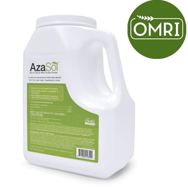 Azasol (Insecticide) - 2lb Container - OMRI Listed for Organic Use - Black Label Supply llc
