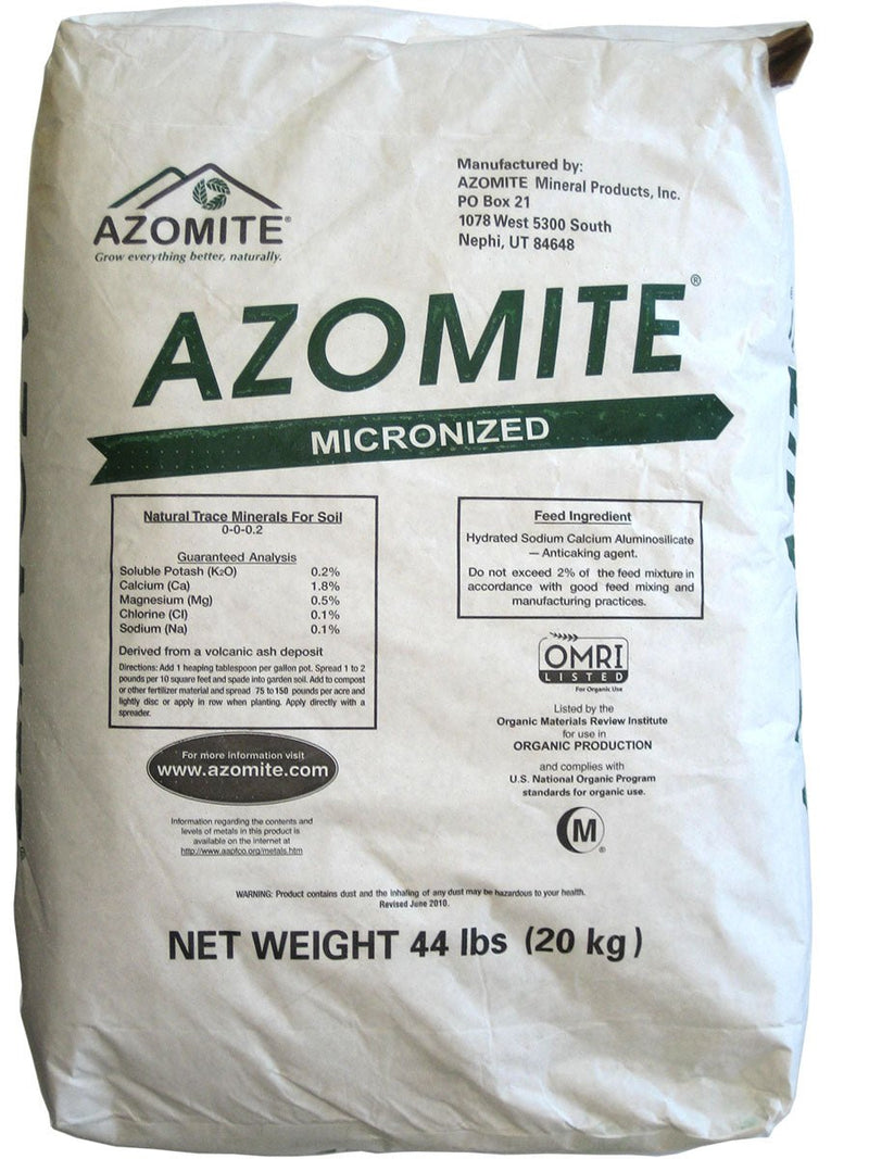 Azomite Micronized Natural Trace Minerals, 44 lbs - Black Label Supply llc