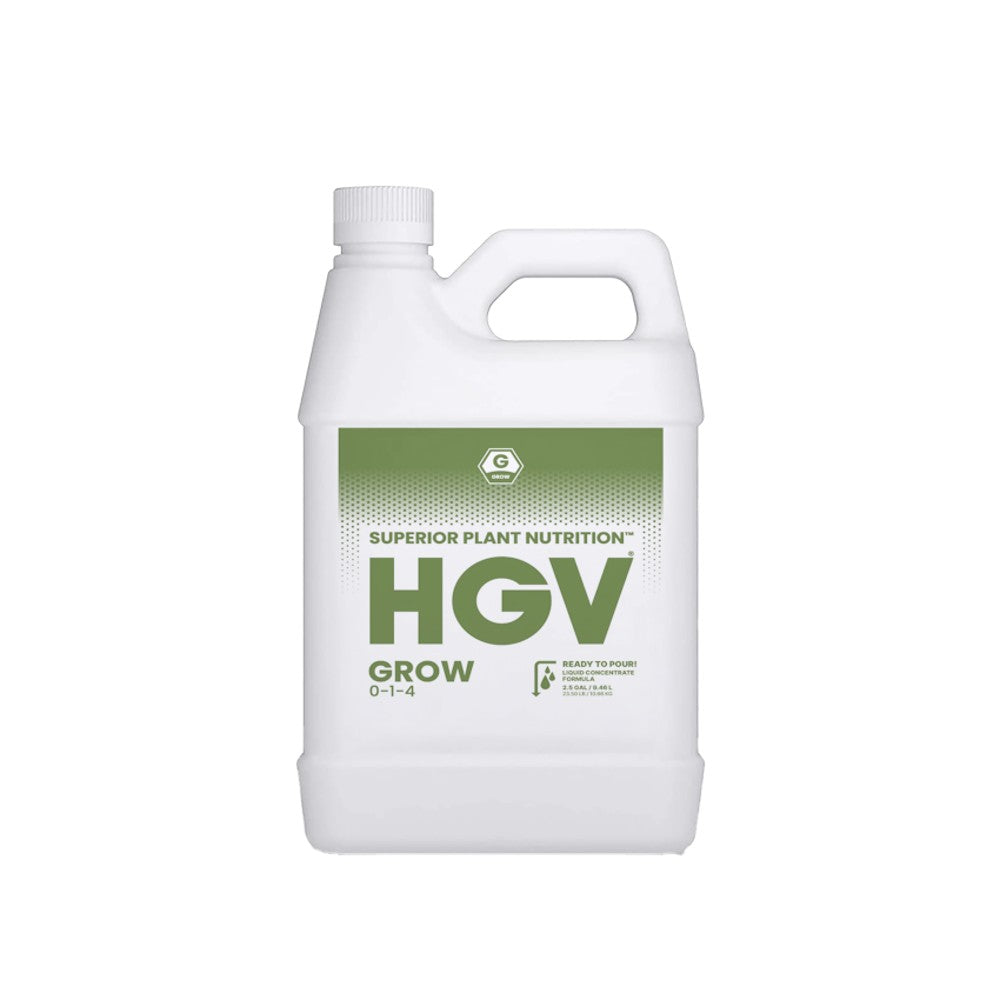 HGV Liquid Nutrients Grow 0-1-4 – HGV Grow 2.5 Gallon – Liquid
