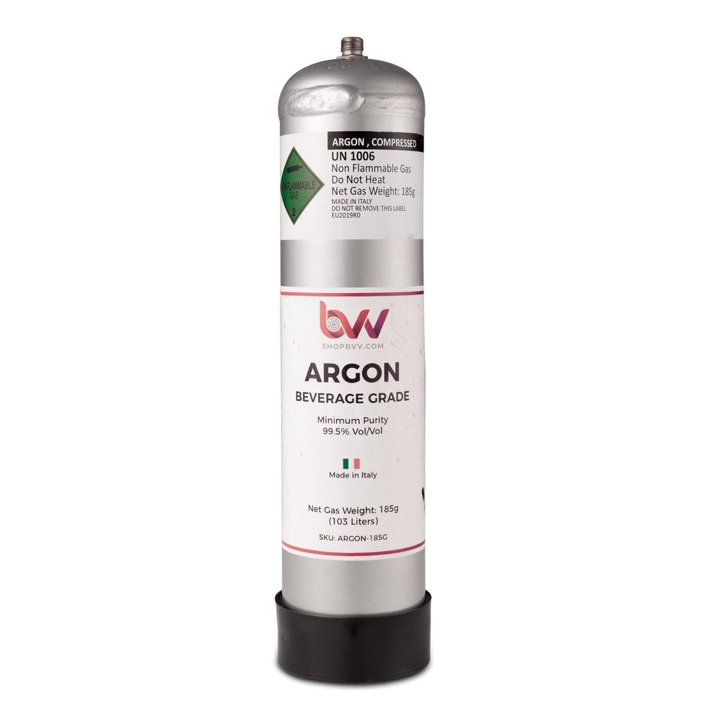 Argon Gas 99.5% - Pure gas for preserving terpenes in flowers and concentrates - Black Label Supply llc