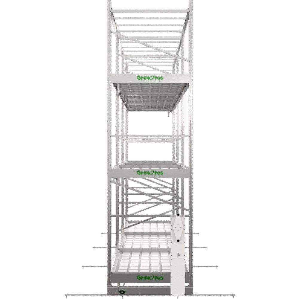 GrowPros 3-Tier Rolling Rack Stainless Steel (CUSTOM PRICED AFTER ORDER) – Commercial Racking & Benching