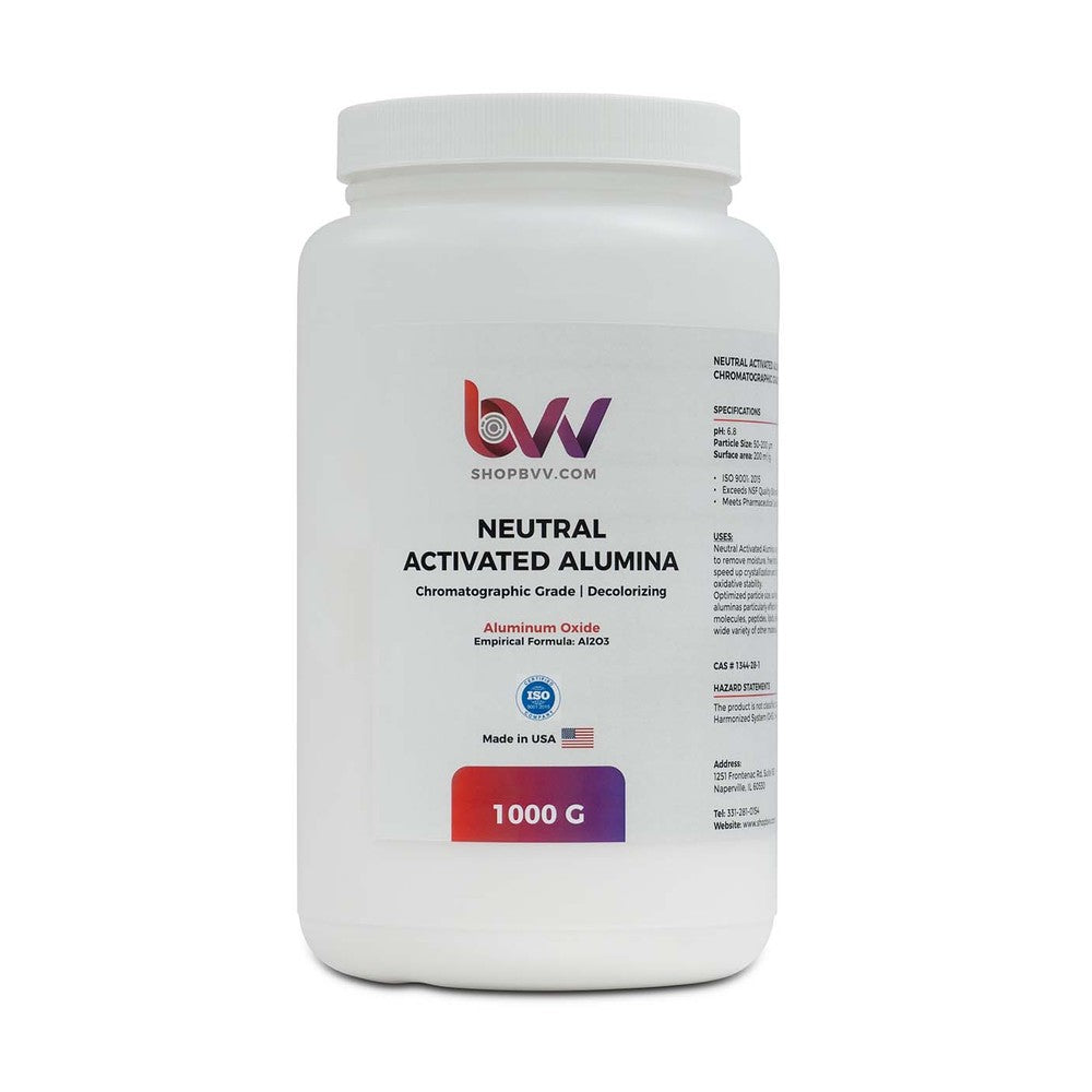 Neutral Activated Alumina Chromatographic Grade (50 - 200um) *Compare to Alumicel™N - Black Label Supply llc