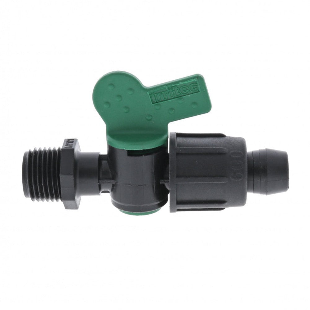 Irritec Perma-Loc Tubing x MPT Adapter Valve – Irritec Perma-Loc Tubing x MPT Adapter Valve - Thread Size : 1/2" MPT - Perma-Loc Size : 1/2" (600 series) – Water Pumps & Irrigation Supplies