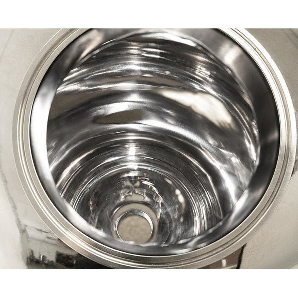 300L 304SS Jacketed Collection and Storage Vessel with Locking Casters - Black Label Supply llc