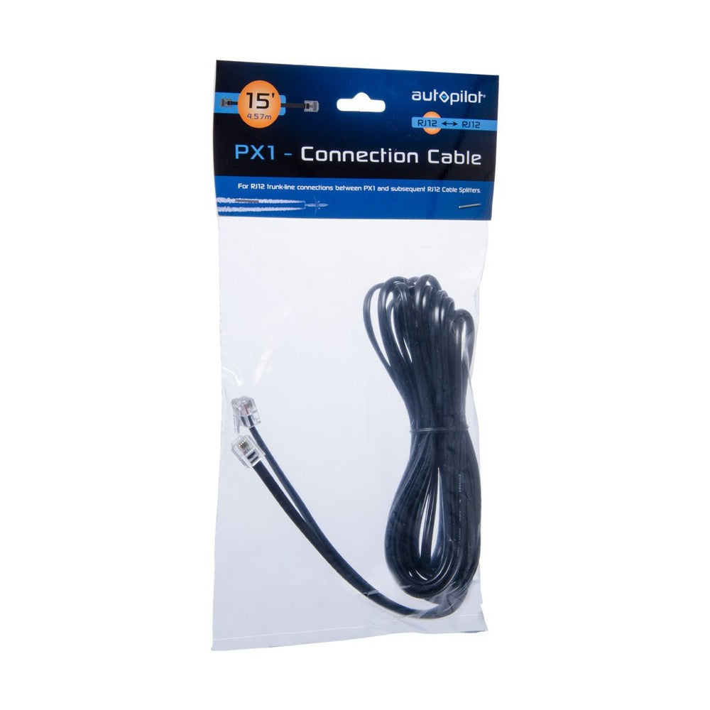 RJ12 - RJ12 Cord 15' (50/cs) - Black Label Supply llc
