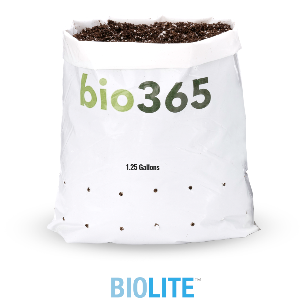 bio365 - BIOLITE Grow Bag - 1.25 Gallon