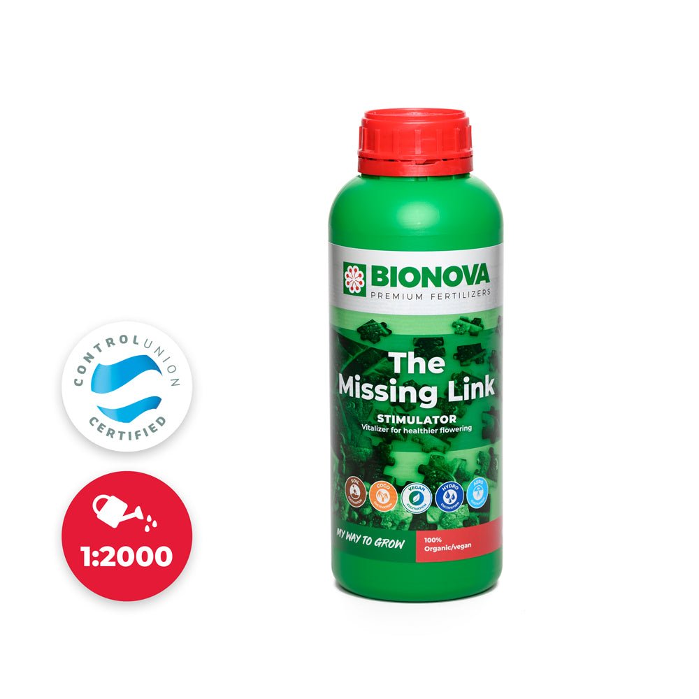 Bionova The Missing Link fulvic acid stimulator - 1 L bottle, front view