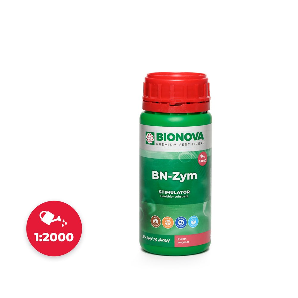 Bionova BN-Zym enzyme substrate stimulator - 250 mL bottle, front view