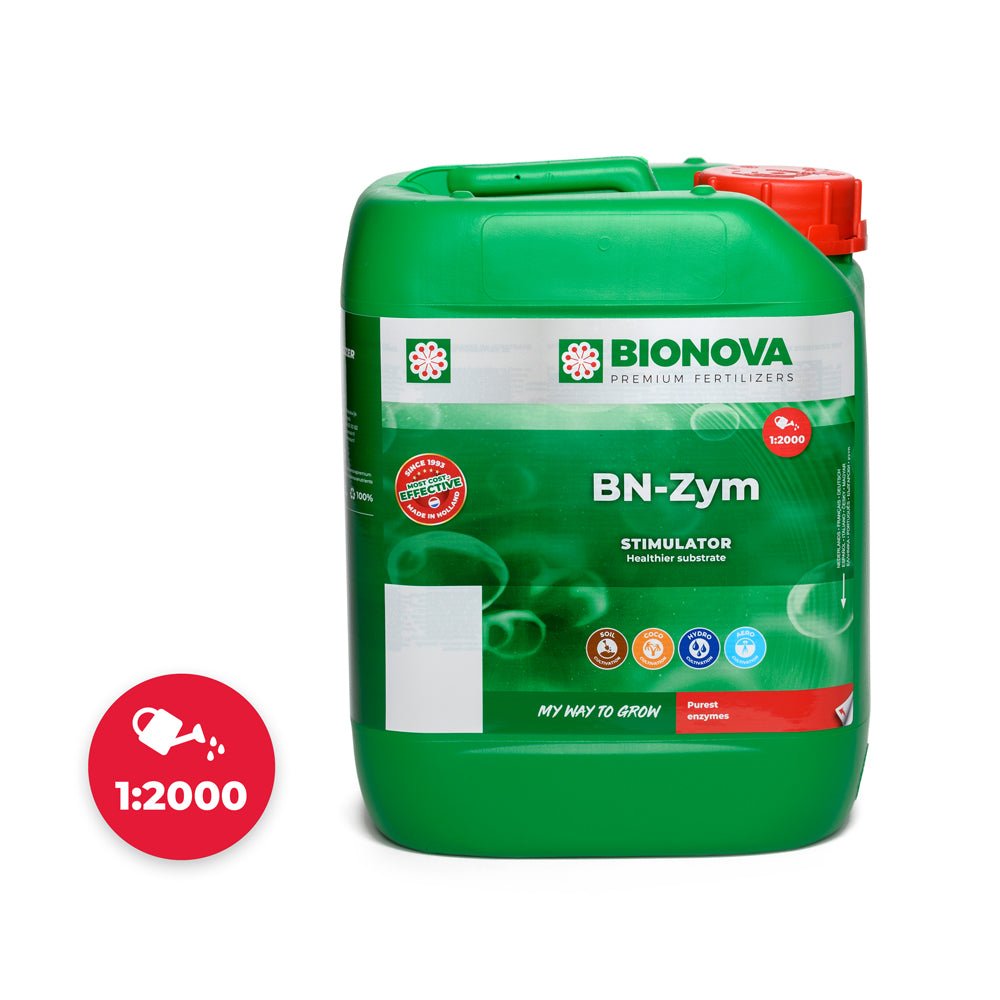 Bionova BN-Zym enzyme substrate stimulator - 5 L jerrycan, front view