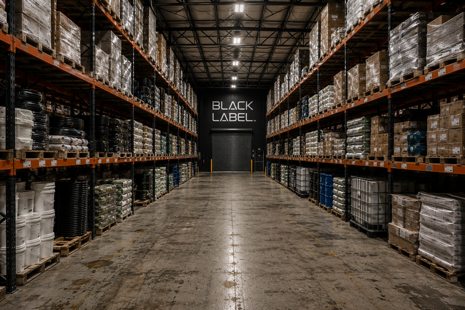 Black Label Supply warehouse