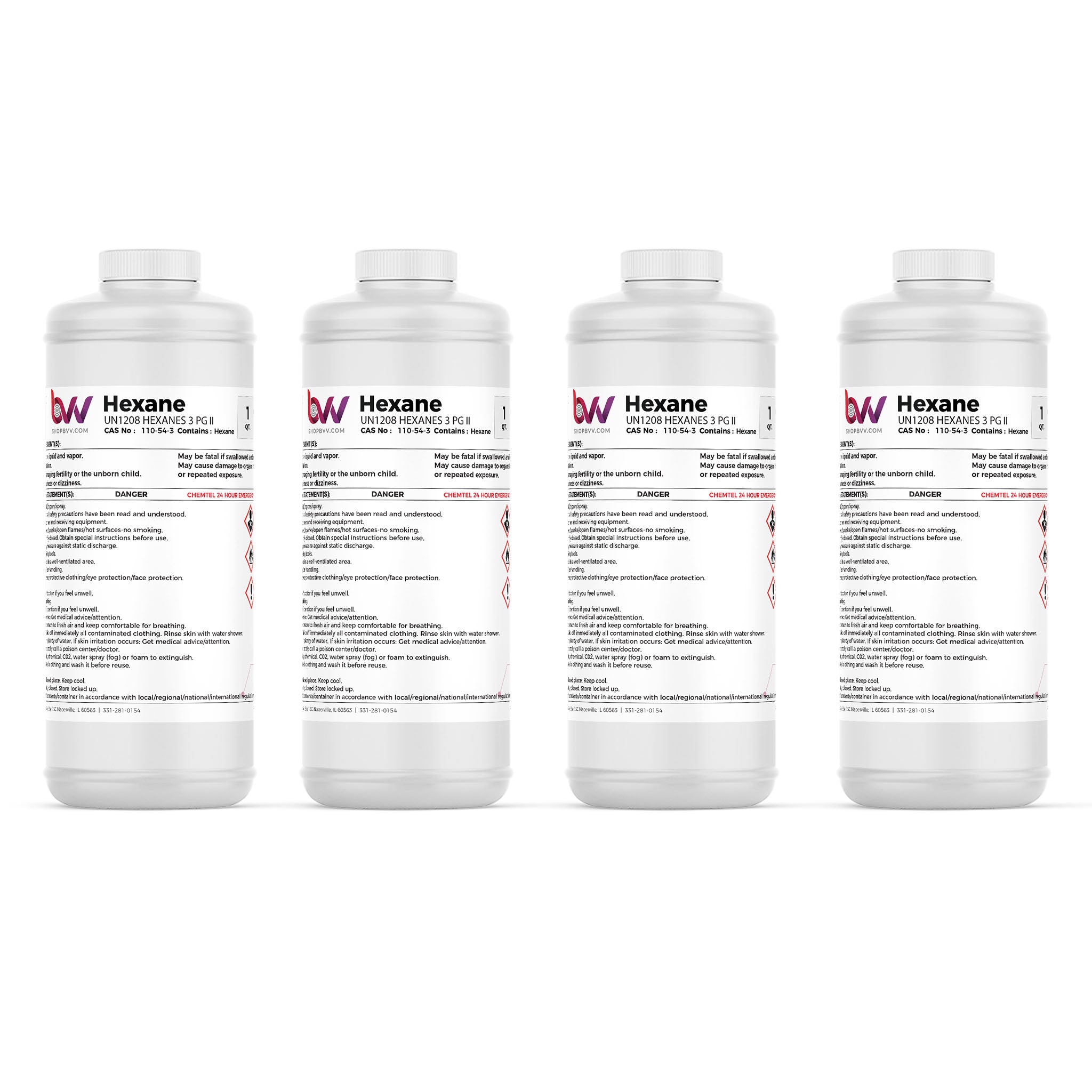 BVV™ High Purity Lab Grade Hexane 99% - Black Label Supply llc