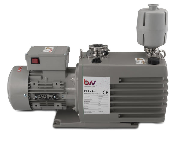 BVV™ Pro Series 21.2CFM Corrosion Resistant Two Stage Vacuum Pump - Black Label Supply llc