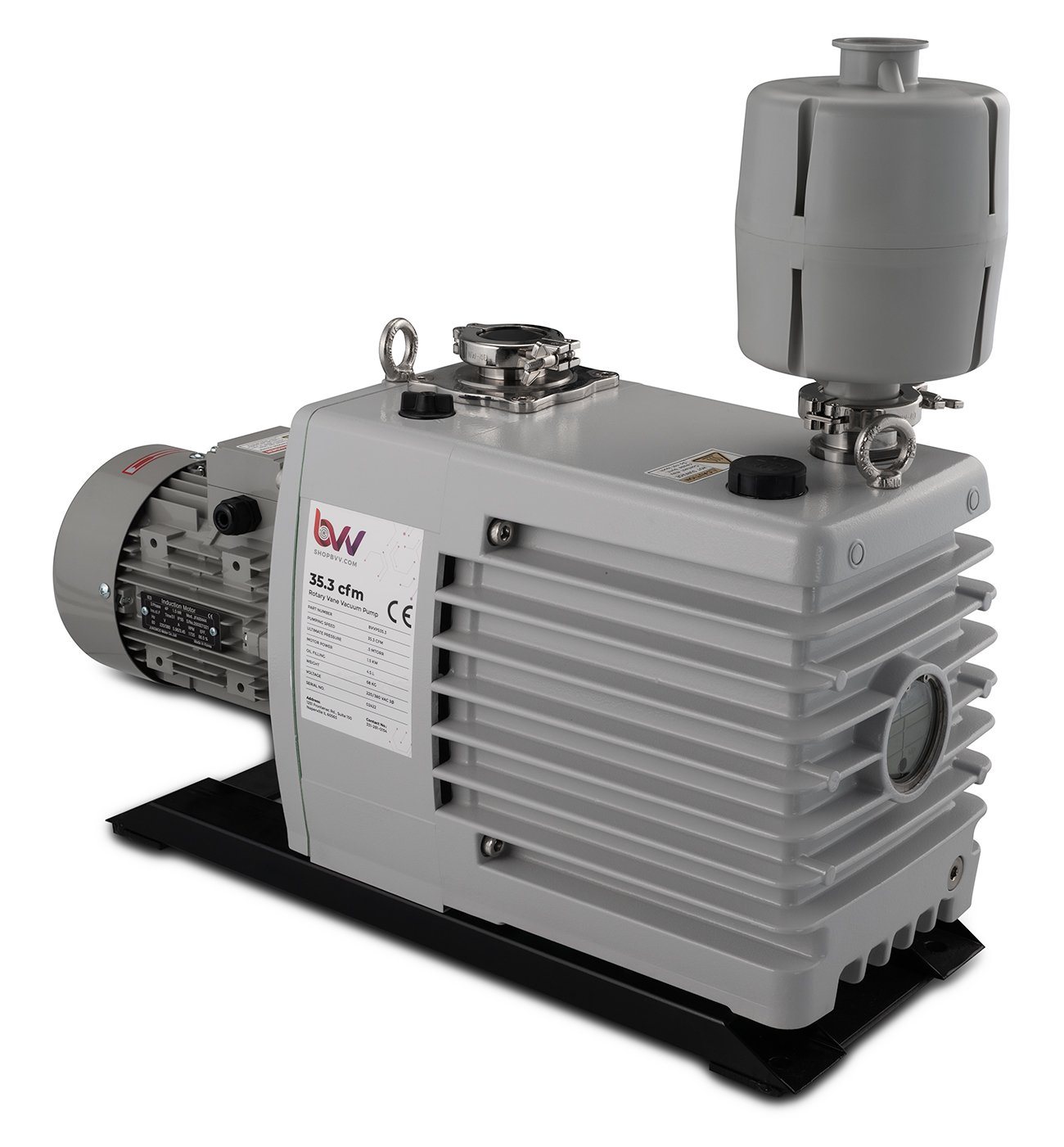 BVV™ Pro Series 35.3CFM Corrosion Resistant Two Stage Vacuum Pump - Black Label Supply llc