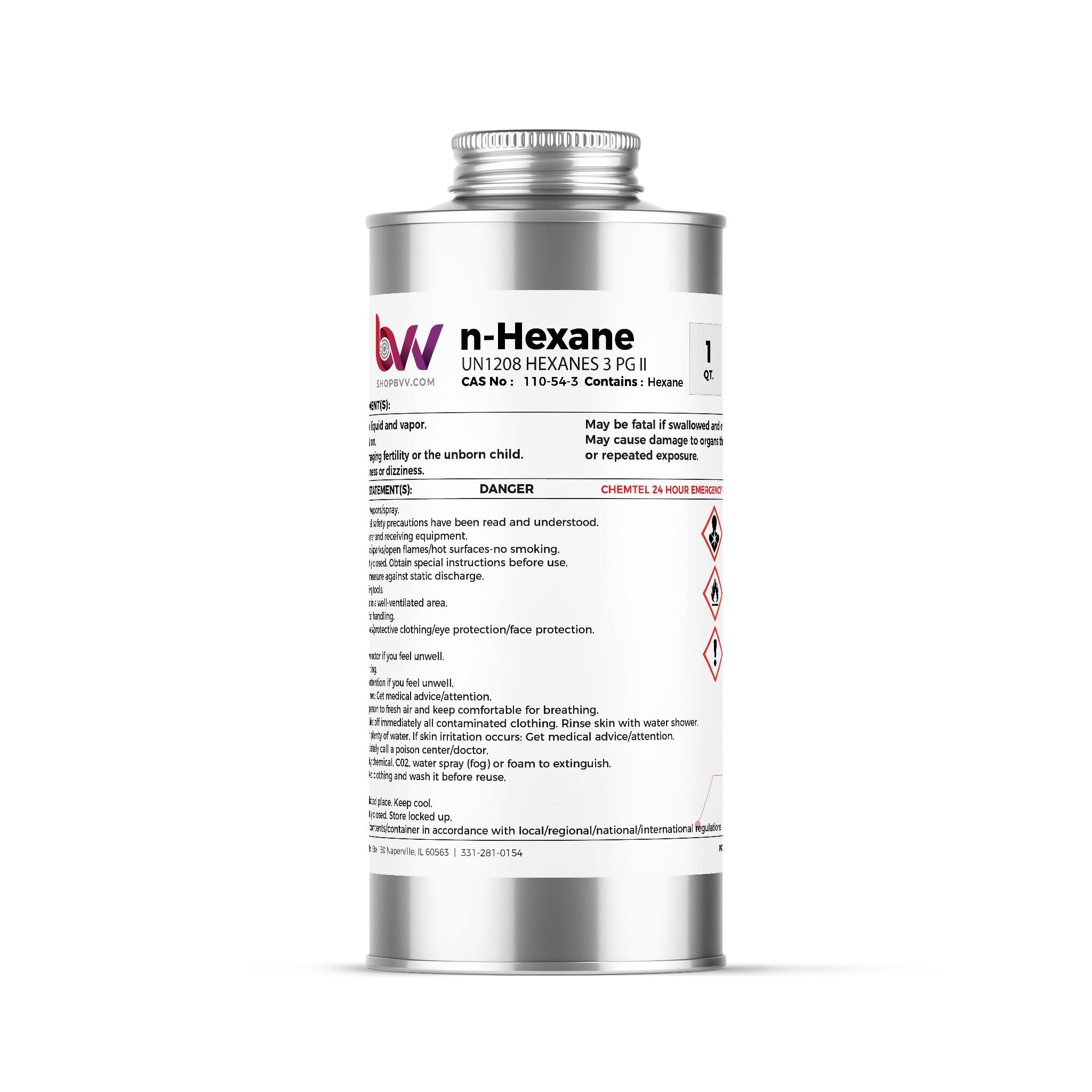 BVV™ ULTRA High Purity Lab Grade N - Hexane 99.5% - Black Label Supply llc