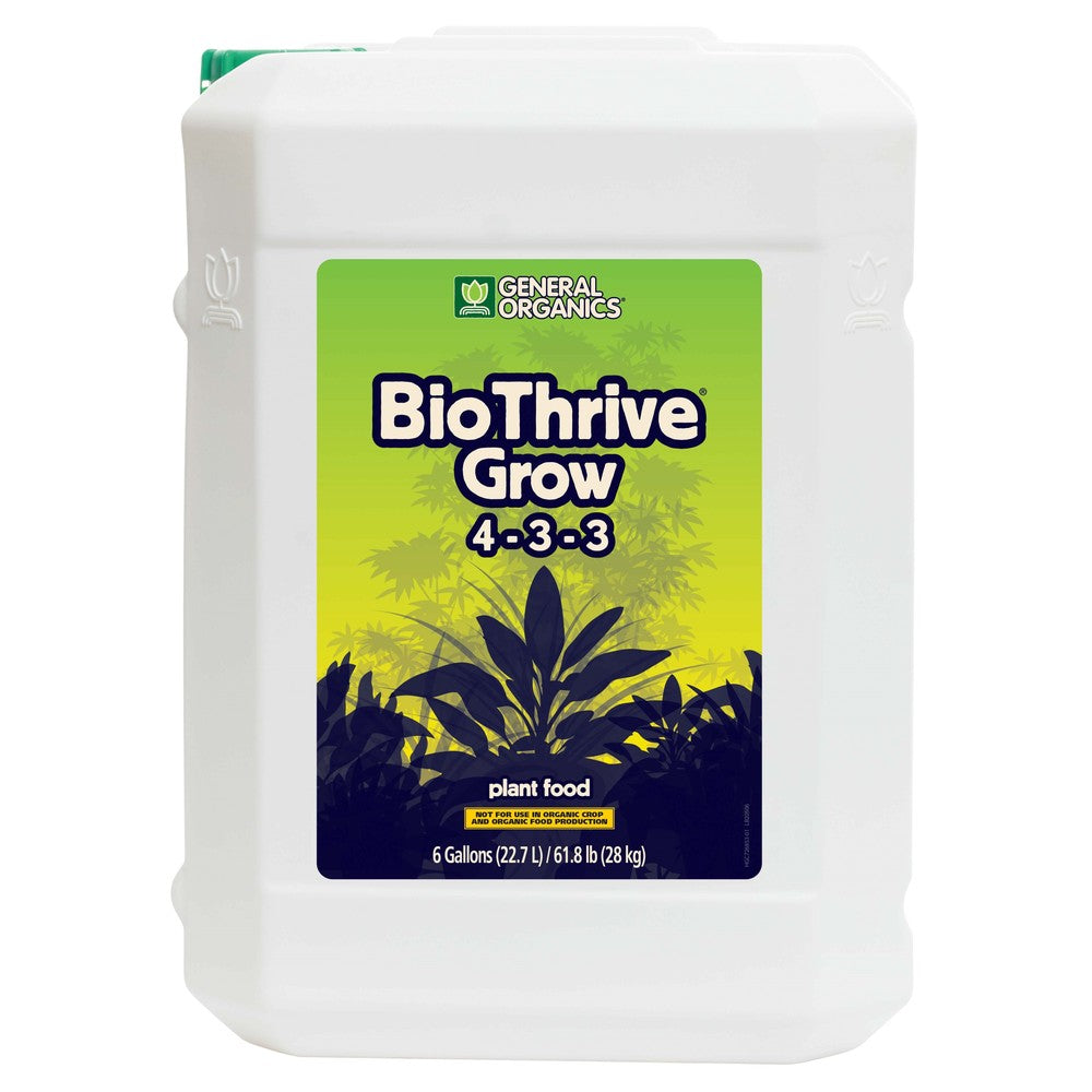 General Organics 6gal BioThrive Grow (48/PL)