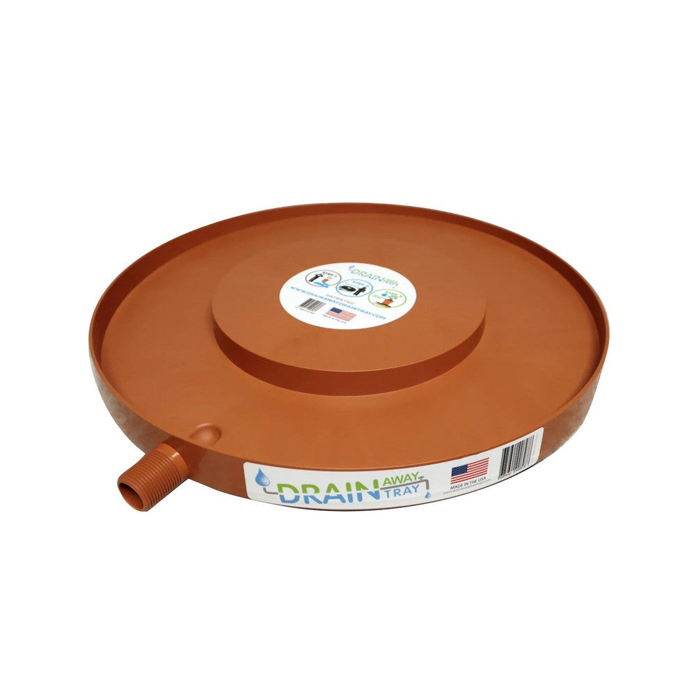 Drain Away Drain Tray – Terra Cotta 12" – Terra Cotta 15.5" – Terra Cotta 22" – Risers