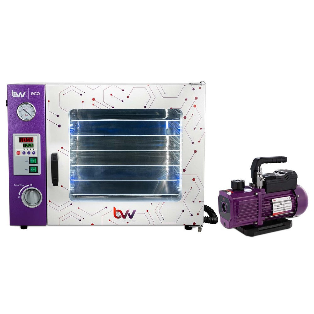 1.9CF ECO Vacuum Oven and V4D Vacuum Pump Kit - Black Label Supply llc