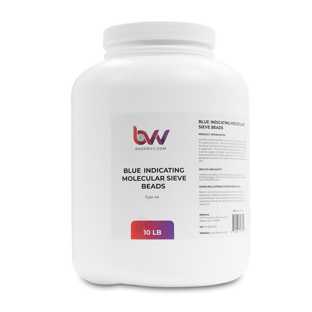 Indicating Molecular Sieve Beads Type 4A - Black Label Supply llc