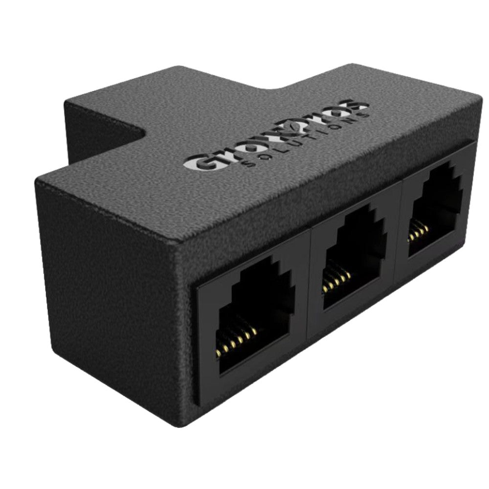 GrowPros 1-3 Data Splitter RJ12 1 female to 3 females – Cables / Drivers / Components