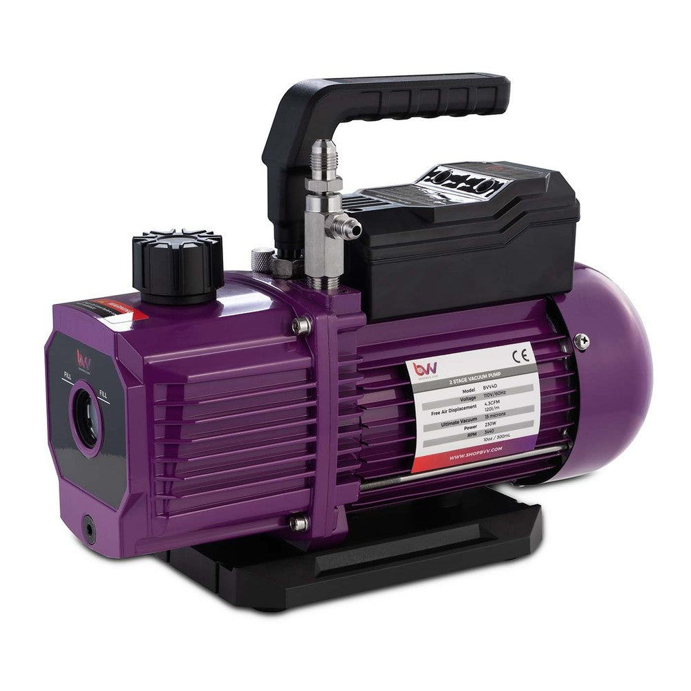BVV™ V4D 4CFM Two Stage Vacuum Pump - Black Label Supply llc
