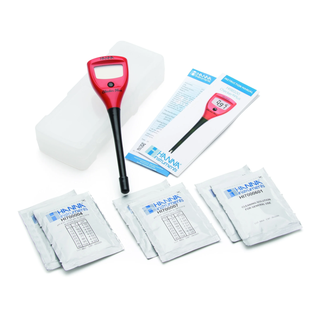 Hanna Checker® pH tester, 0.1pH Resolution with 1271 electrode