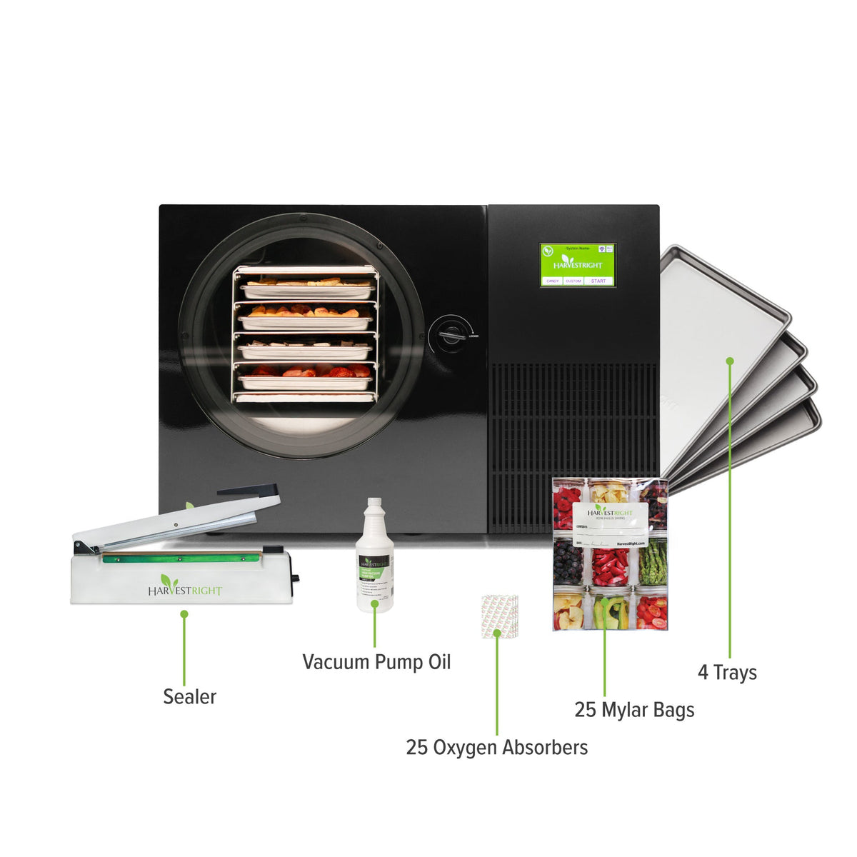 Harvest Right Countertop 360 Freeze Dryer - what's included