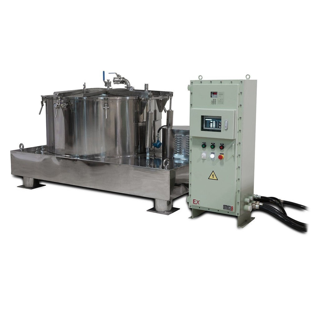475L Jacketed Stainless Steel Centrifuge with Explosion Proof Motor and Siemens Controller - 150Lbs Max Capacity - Black Label Supply llc