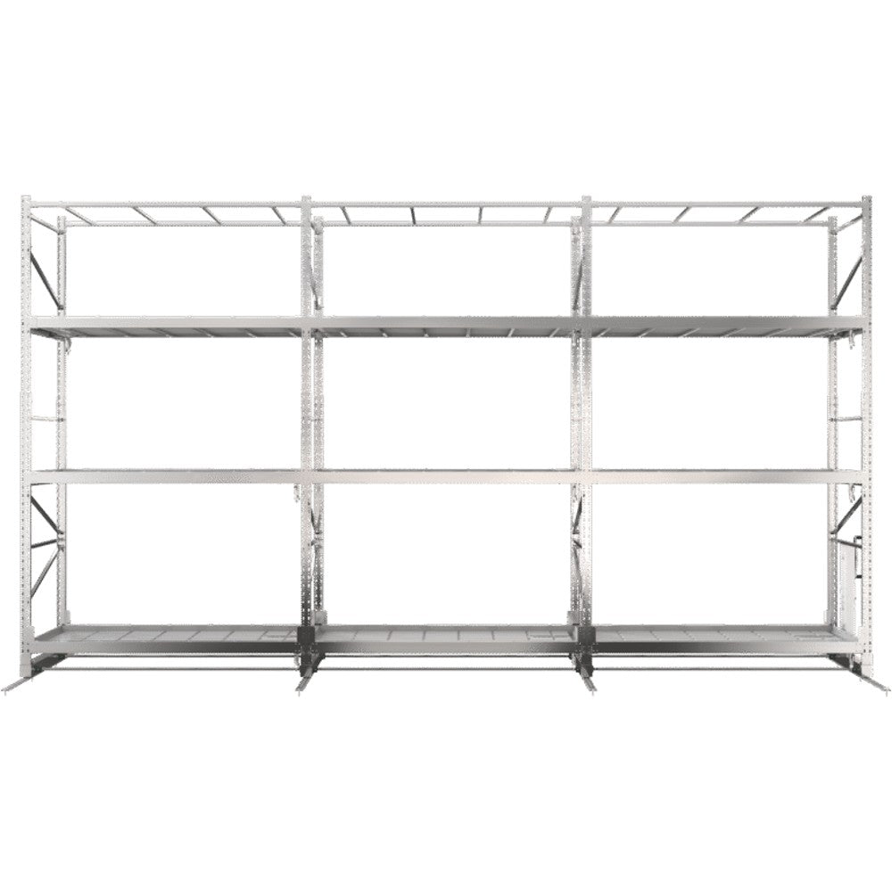 GrowPros Double-Tier Rolling Rack Stainless Steel (CUSTOM PRICED AFTER ORDER) – Commercial Racking & Benching