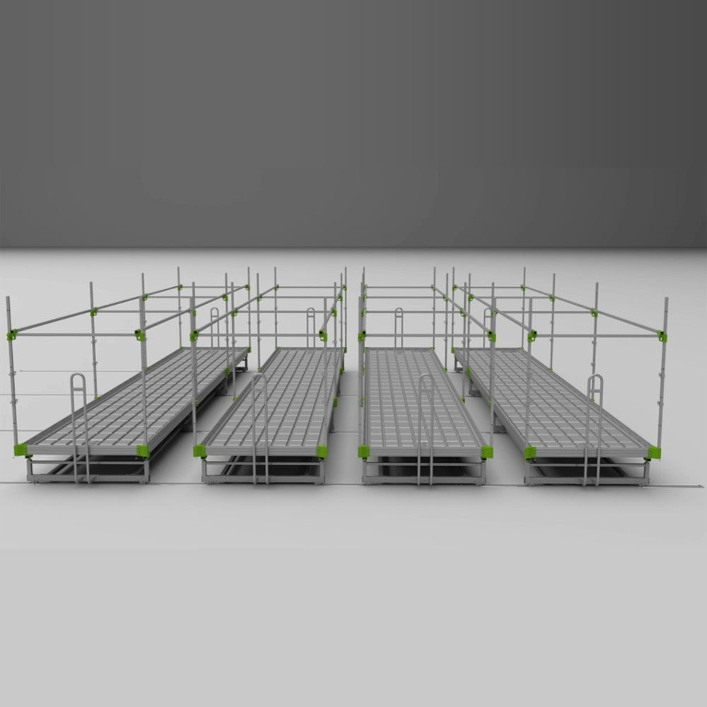 GrowPros V-track Rolling Benches (CUSTOM PRICED AFTER ORDER) – Commercial Racking & Benching