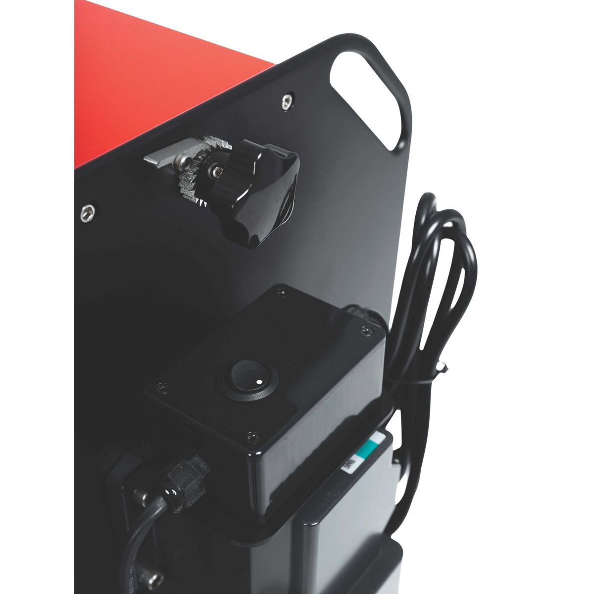 Centurion Pro DBT Model 0 dry batch trimmer - rear switch and handle