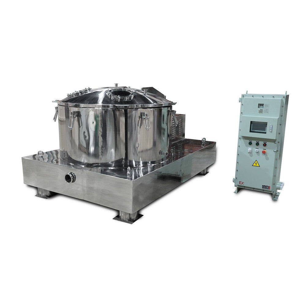 160L Jacketed Stainless Steel Centrifuge with Explosion Proof Motor and Siemens Controller - 55LB Max Capacity - Black Label Supply llc