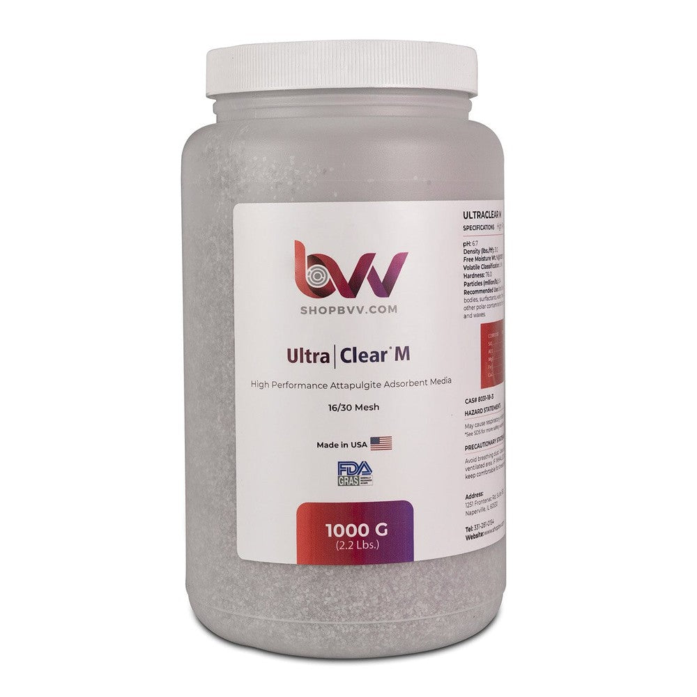 Ultra Clear M - Granular High Performance Bentonite for Bleaching & Decolorizing Edible Oils - Black Label Supply llc