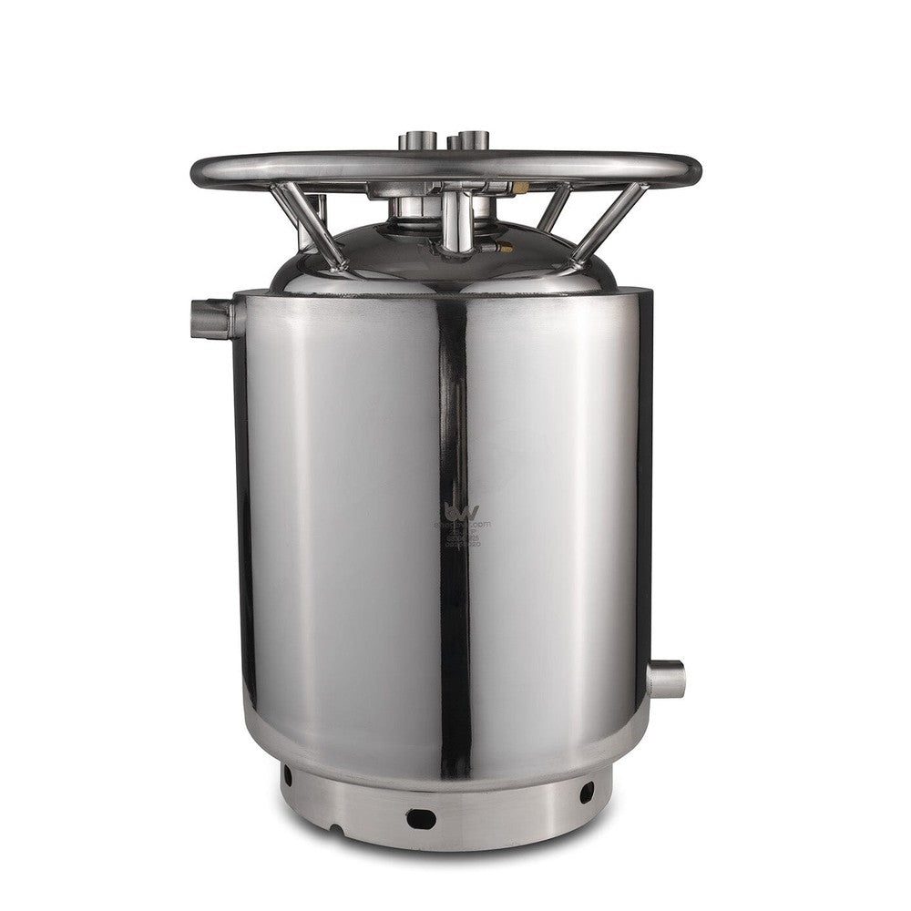 Jacketed Stainless Steel LP Tank with Internal Condensing Coil and Dip Tube - Black Label Supply llc